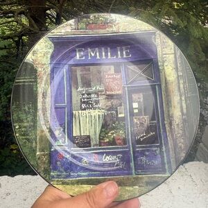 Sakura White Stoneware Plate